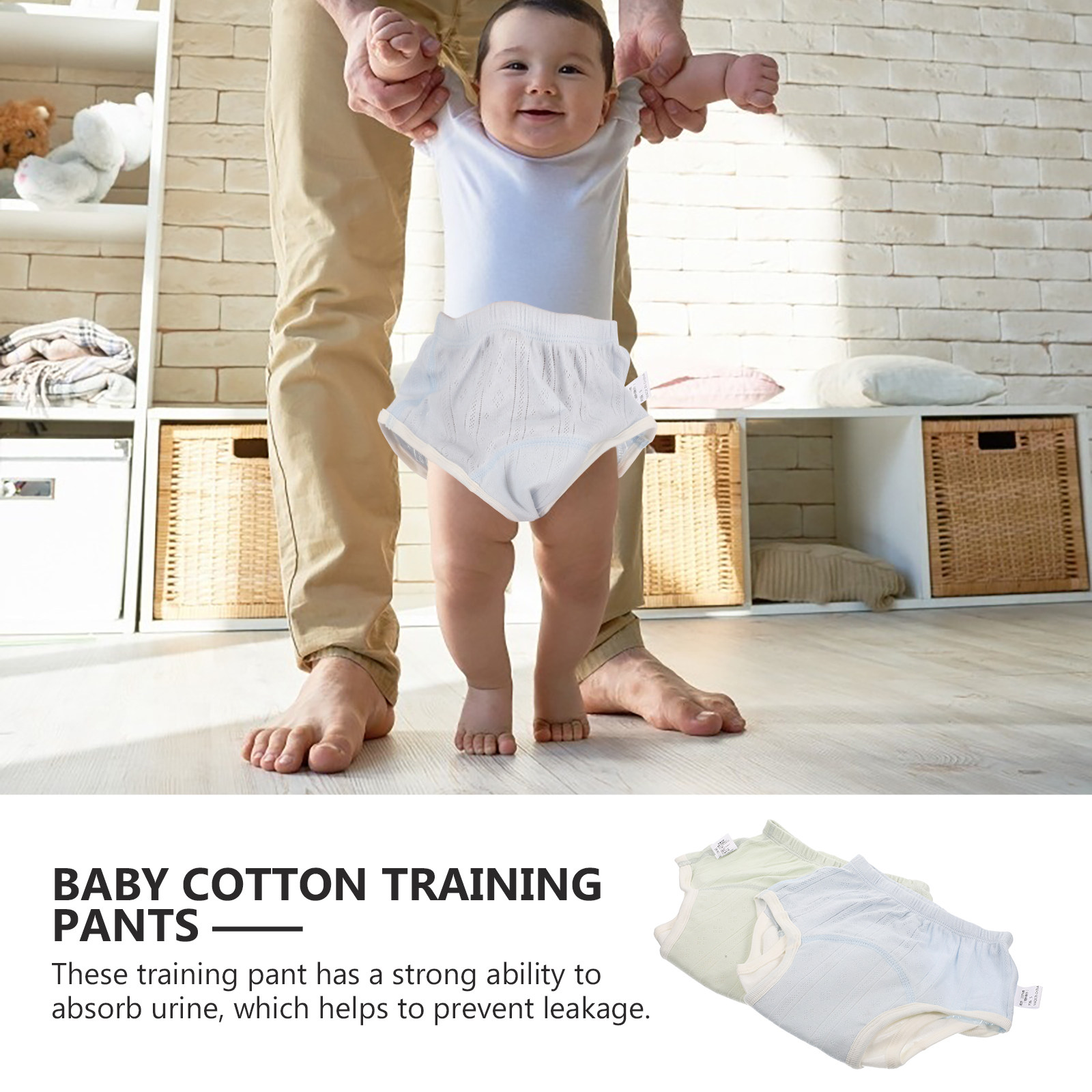2pcs Cotton Potty Training Pan - đánh giá và giá Toddler Training Pants Leak Proof