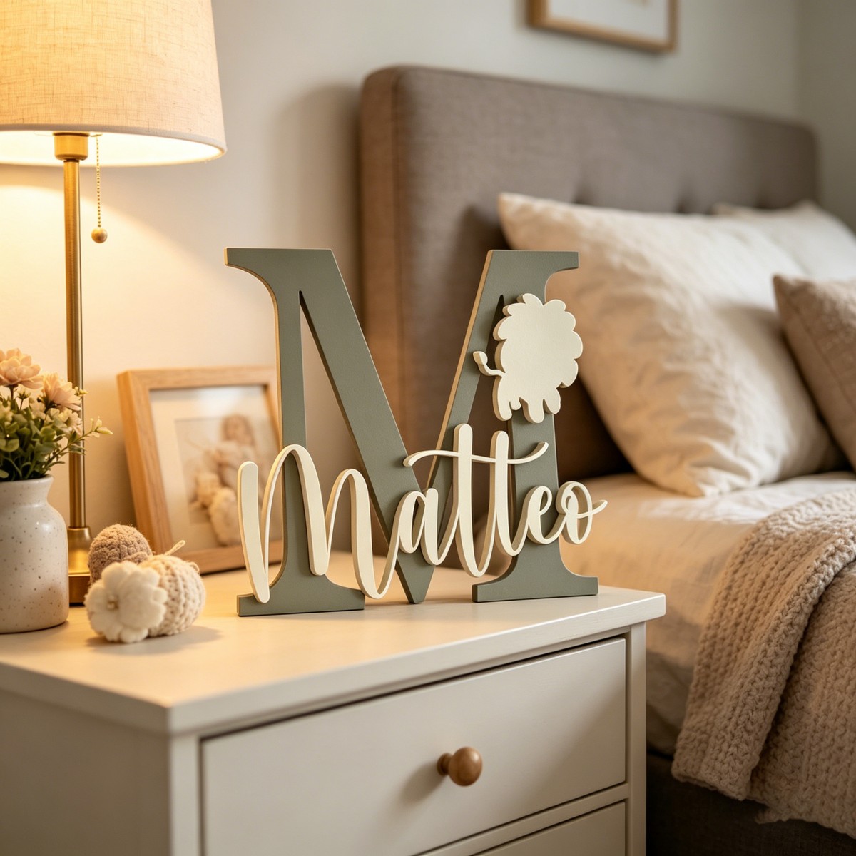 1Pc Custom Lion Name & Initial - đánh giá và giá Nursery