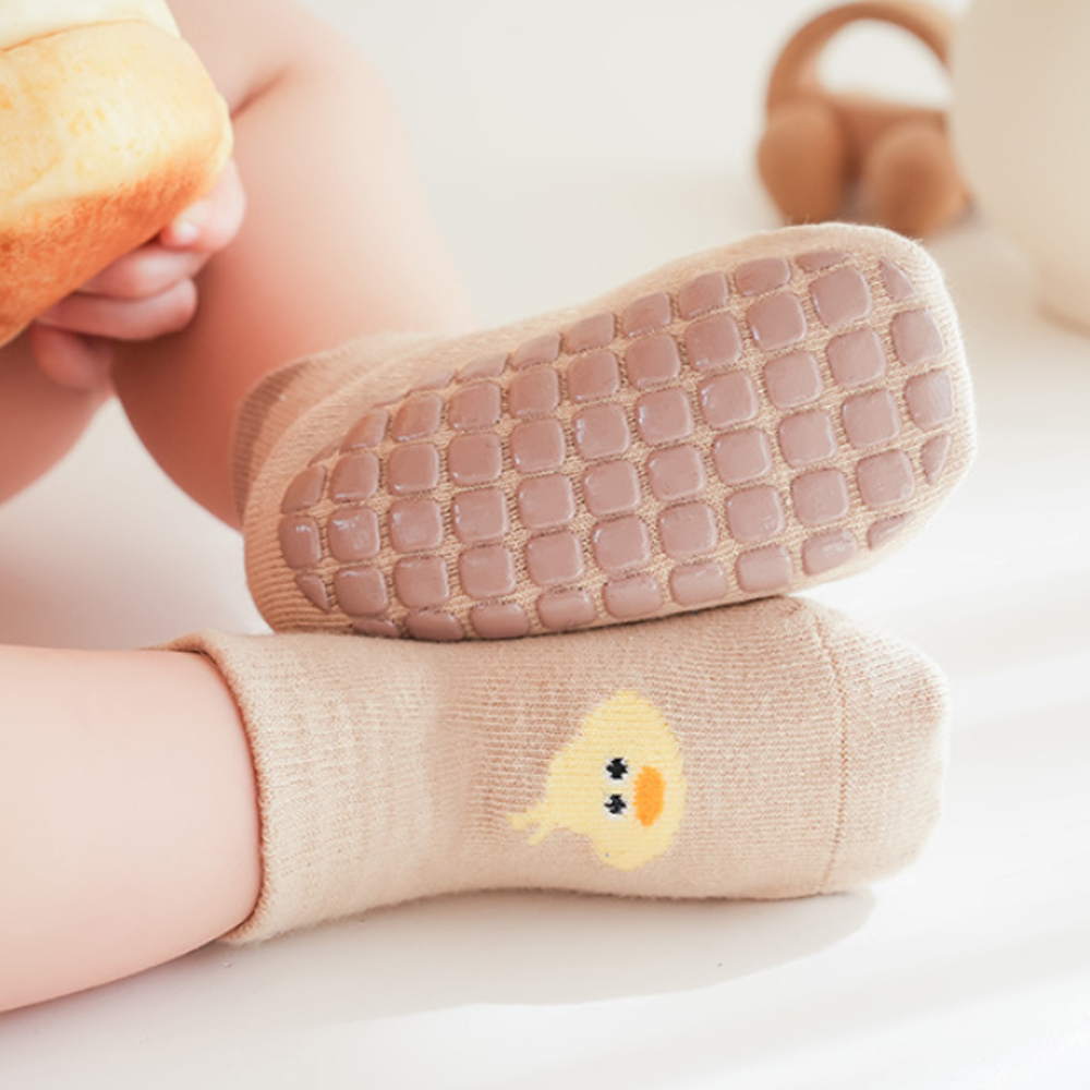 6 Pairs Cartoon Anti-slip Sock - đánh giá và giá Unisex Baby Socks Non Slip