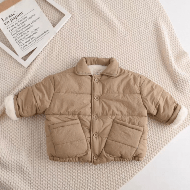Bé Gái Bé Trai Nỉ Bên Trong Áo - đánh giá và giá Toddler Boy Winter Fleece Jacket
