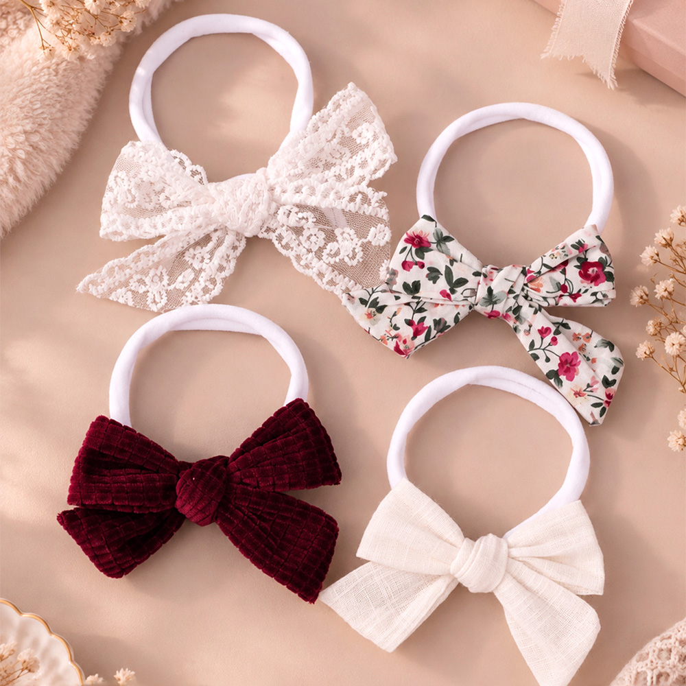 Baby Bow Headband Set Newborn  - đánh giá và giá Baby Gear